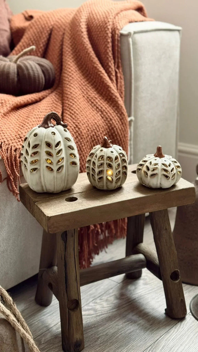 Chunky Rustic Styling Bench – Natural Decorative Home Accessory