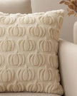 Cream Fluffy Multi Pumpkin Cushion Cover