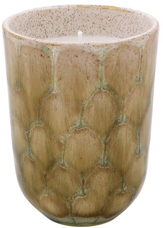 Green Tortoise Shell Candle