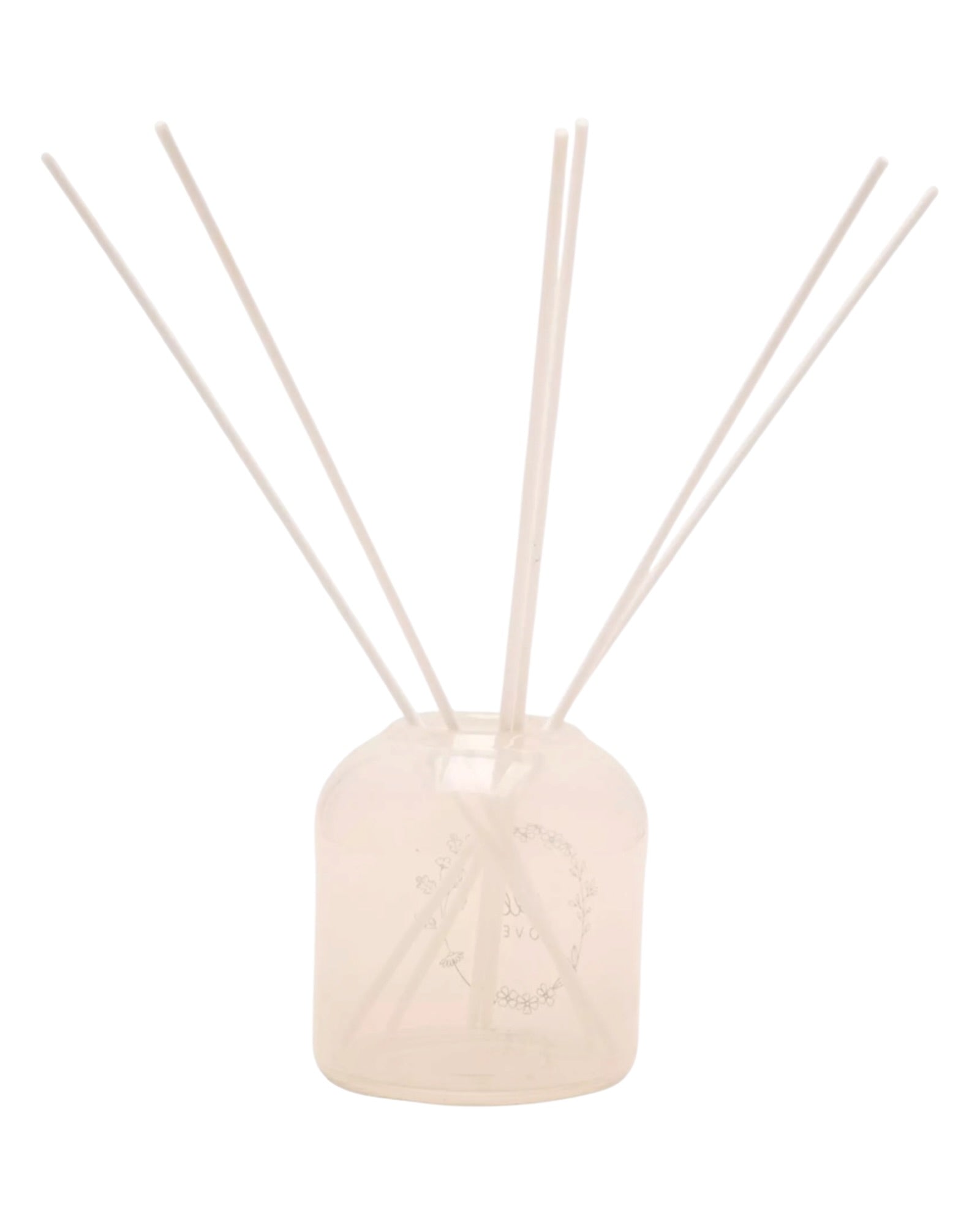Beige Moments Clear Glass Reed Diffuser -  Hello Lovely