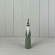 Sage Green And White Ceramic Gonk