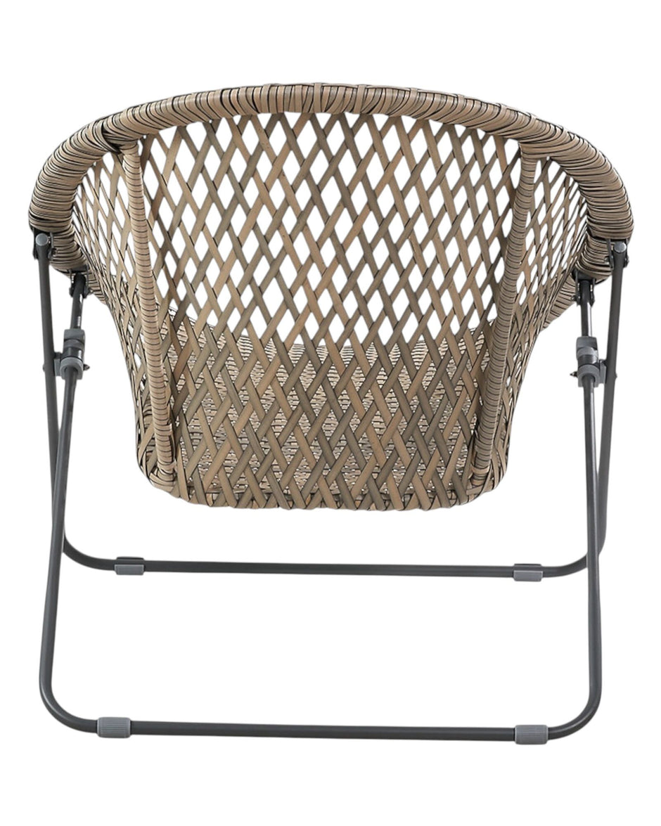 Natural rattan garden furniture set with chair and table by Pacific Lifestyle Ltd, perfect for outdoor patio or garden use.
