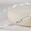 Sterling Silver Geo Scroll Bangle Bracelet