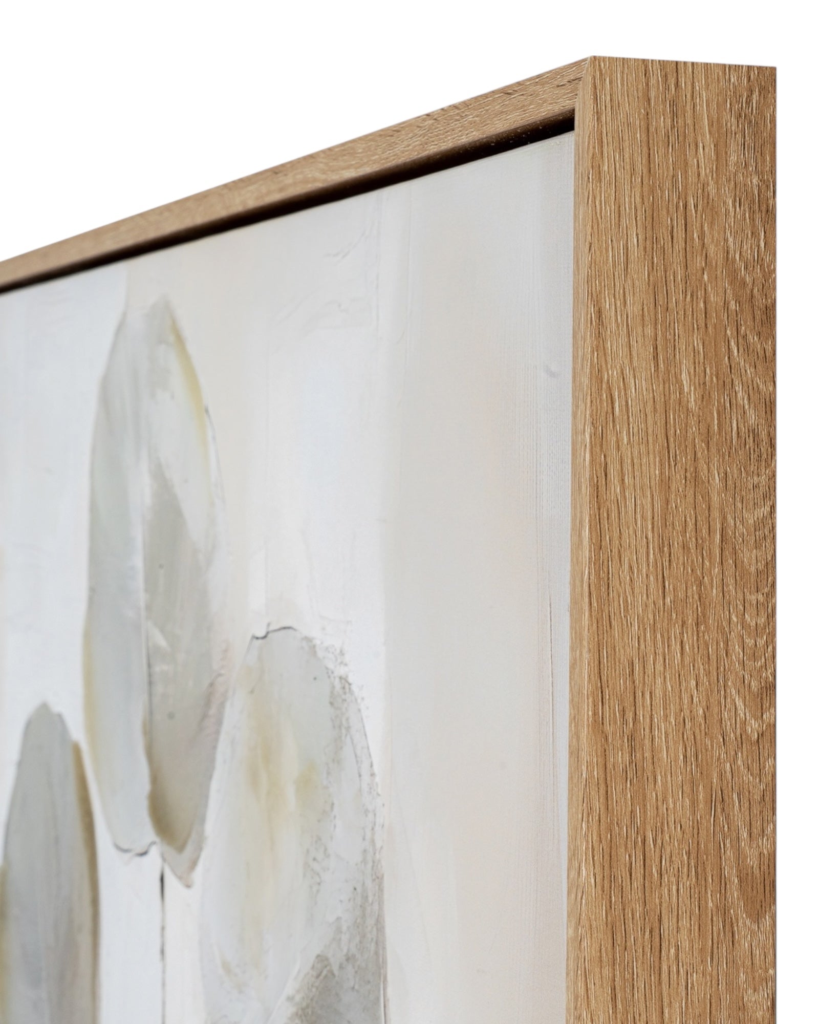 Silvra Large Neutral Eucalyptus Picture In Frame