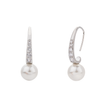 Audrey Mother of Pearl Cubic Zirconia Post Earrings