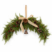 Arched Curved Swag Wreath With Berries