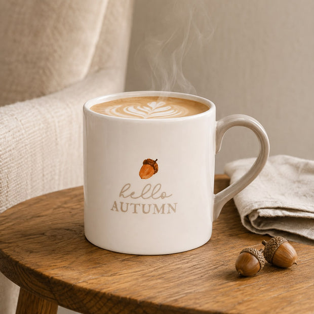 Hello Autumn Acorn Mug