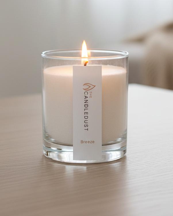White Scented Candle Sand Jar Kit – Breeze