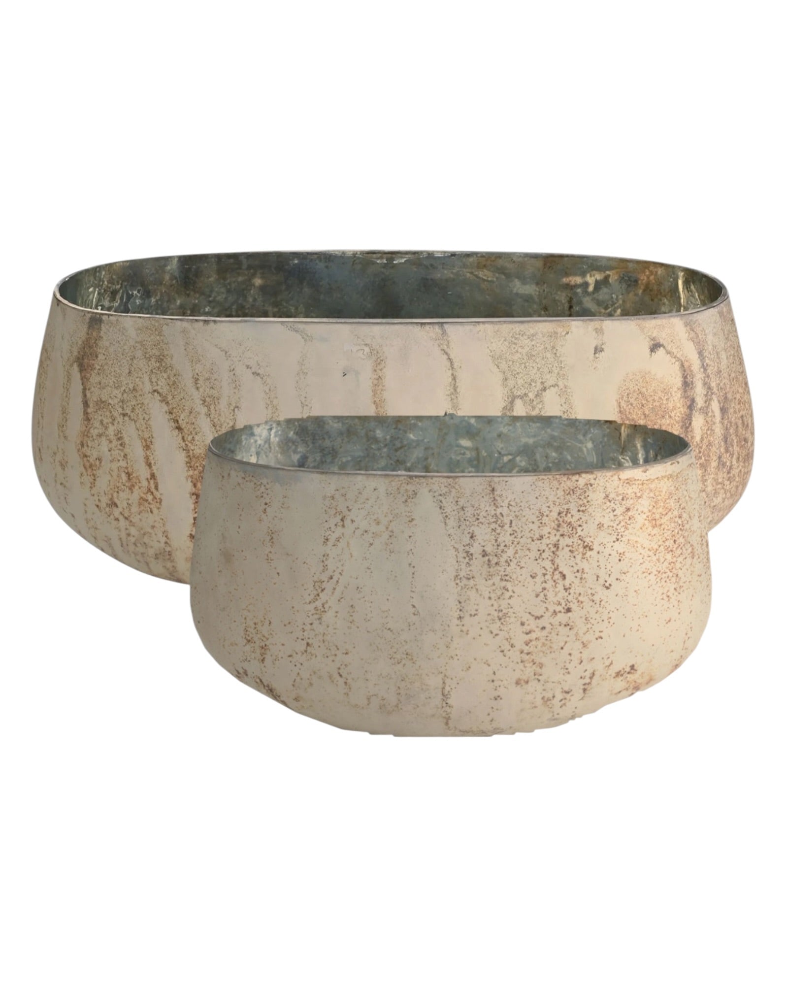Natural Luxe Beige Bowl Vase