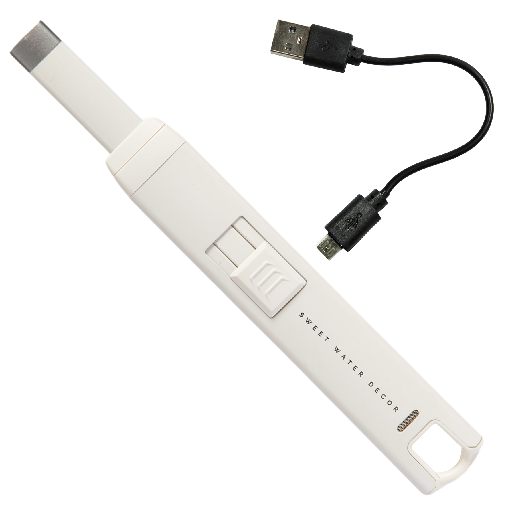Electric Rechargeable Candle Lighter - White