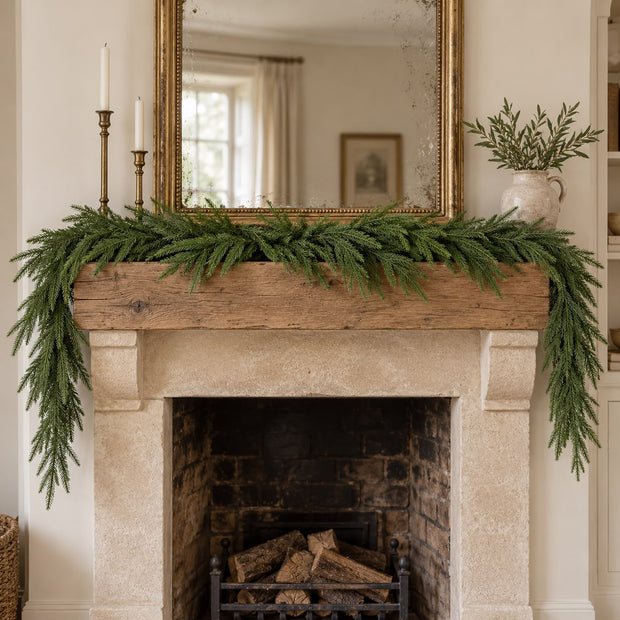 Artificial Luxury Green Spruce Norfolk Garland