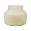 Large Candle Relaxing Eucalyptus Scent - Frosted Green