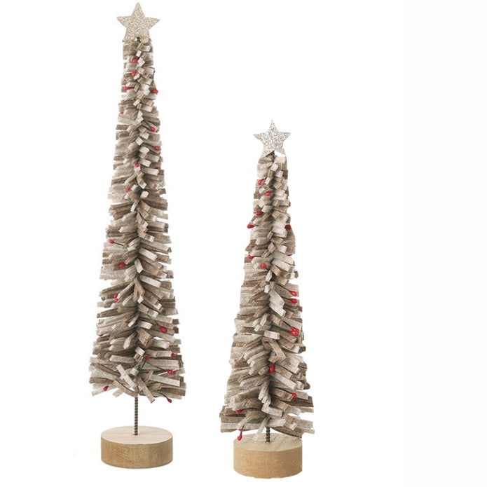 Brown Felt Christmas Tree