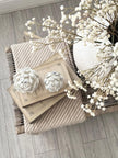 Vintage Cream And Black Design Storage Book Boxes - Set of 2