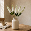 Artificial Tall White Lupin Stem