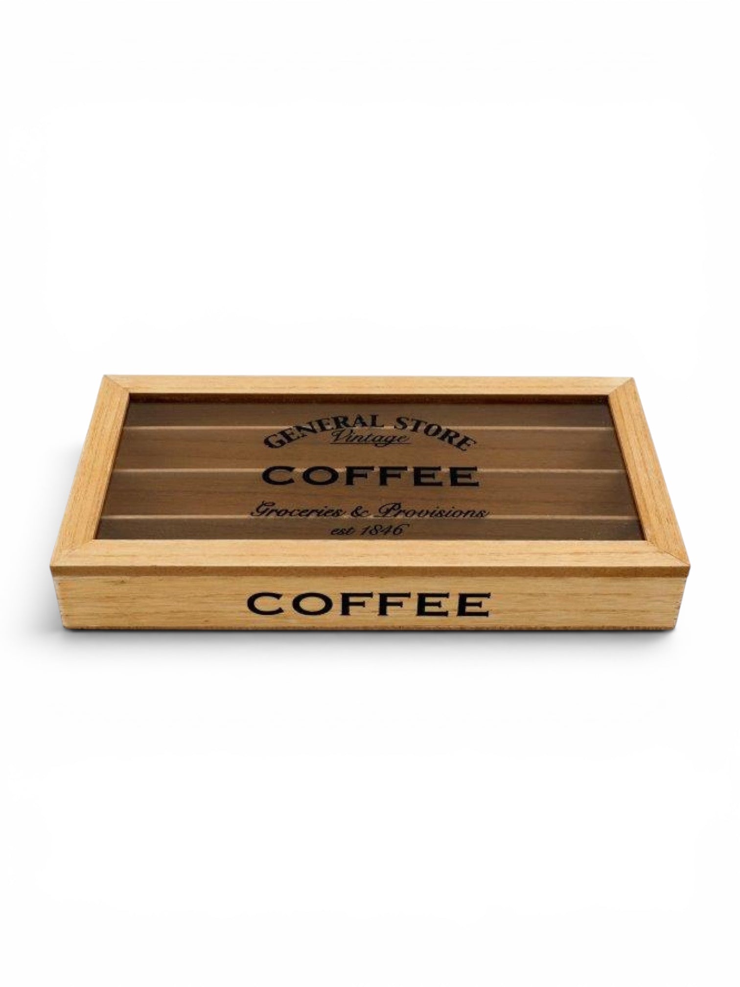 Nespresso Coffee Pod Wooden Storage Box