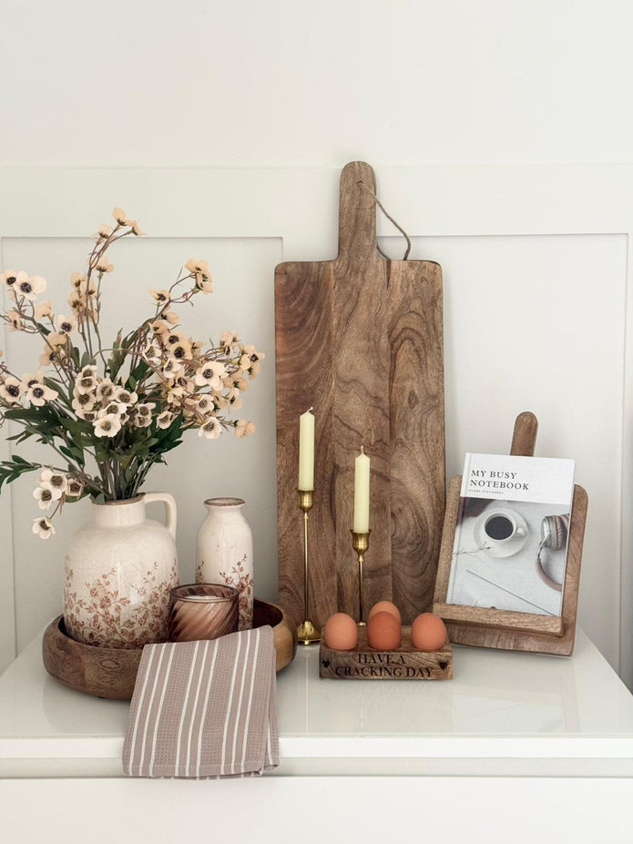 Large Wooden Footed Graze Tapas Board