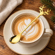 Reindeer Gold Spoon