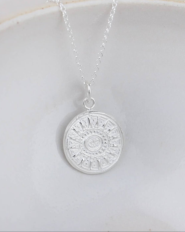 Sterling Silver Talisman Pendant Necklace