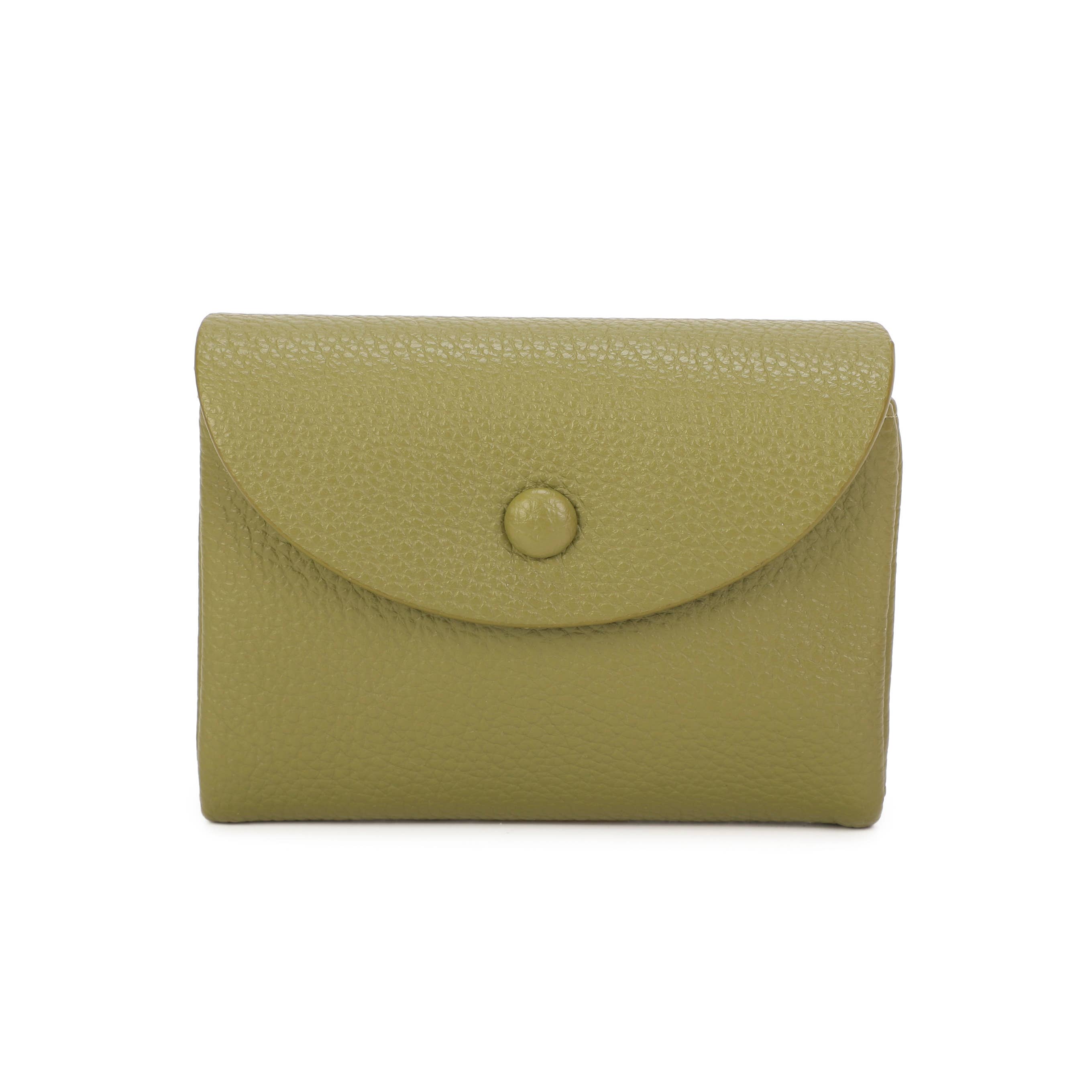 RFID Soft Grain Compact Wallet