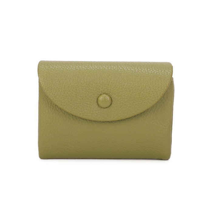 RFID Soft Grain Compact Wallet