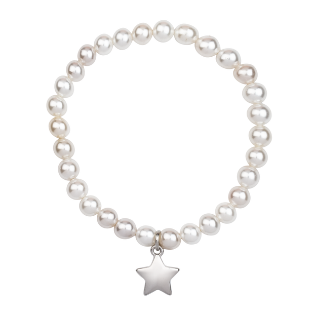 Audrey Mother of Pearl Elasticated Bracelet
