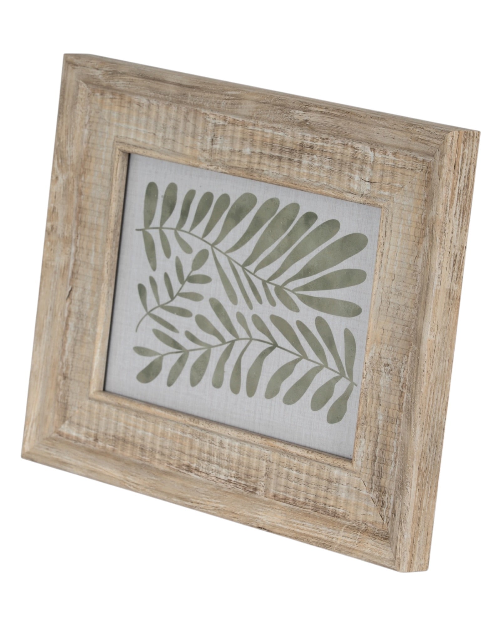 Neutral wooden Skye photo frame by Hill Interiors, showcasing a rectangular picture frame with a natural wood finish.