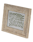 Neutral wooden Skye photo frame by Hill Interiors, showcasing a rectangular picture frame with a natural wood finish.