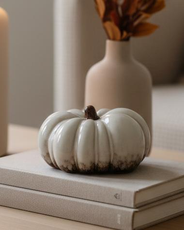 White Glazed Pumpkin