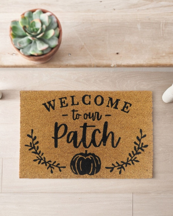 Welcome To Our Patch Doormat