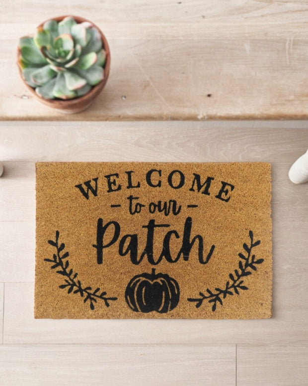 Welcome To Our Patch Doormat