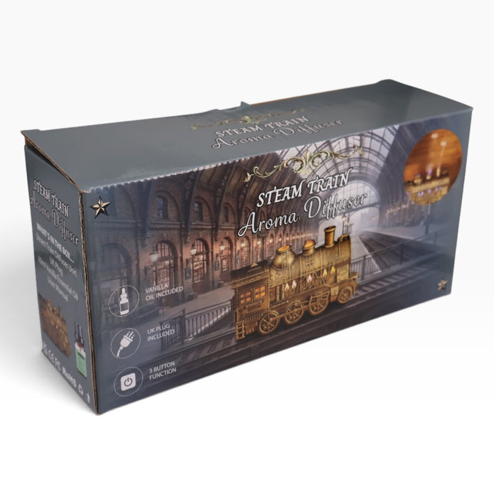 Steam Train Electronic Oil Diffuser - 10ml Oil Bottle Included