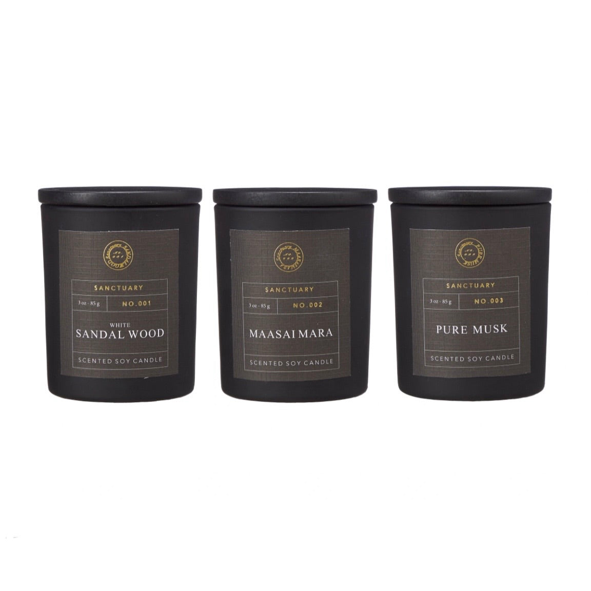 Sanctuary Candles Gift Set - Set Of Three