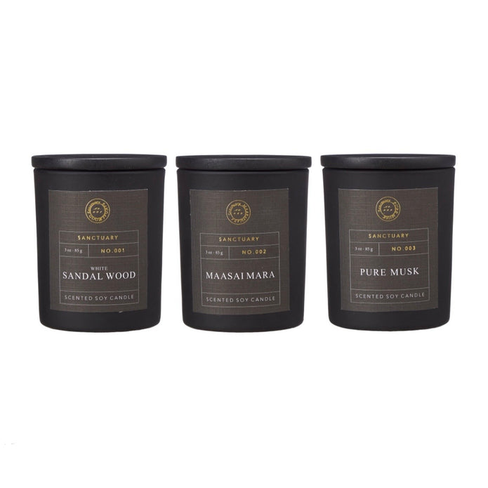 Sanctuary Candles Gift Set - Set Of Three
