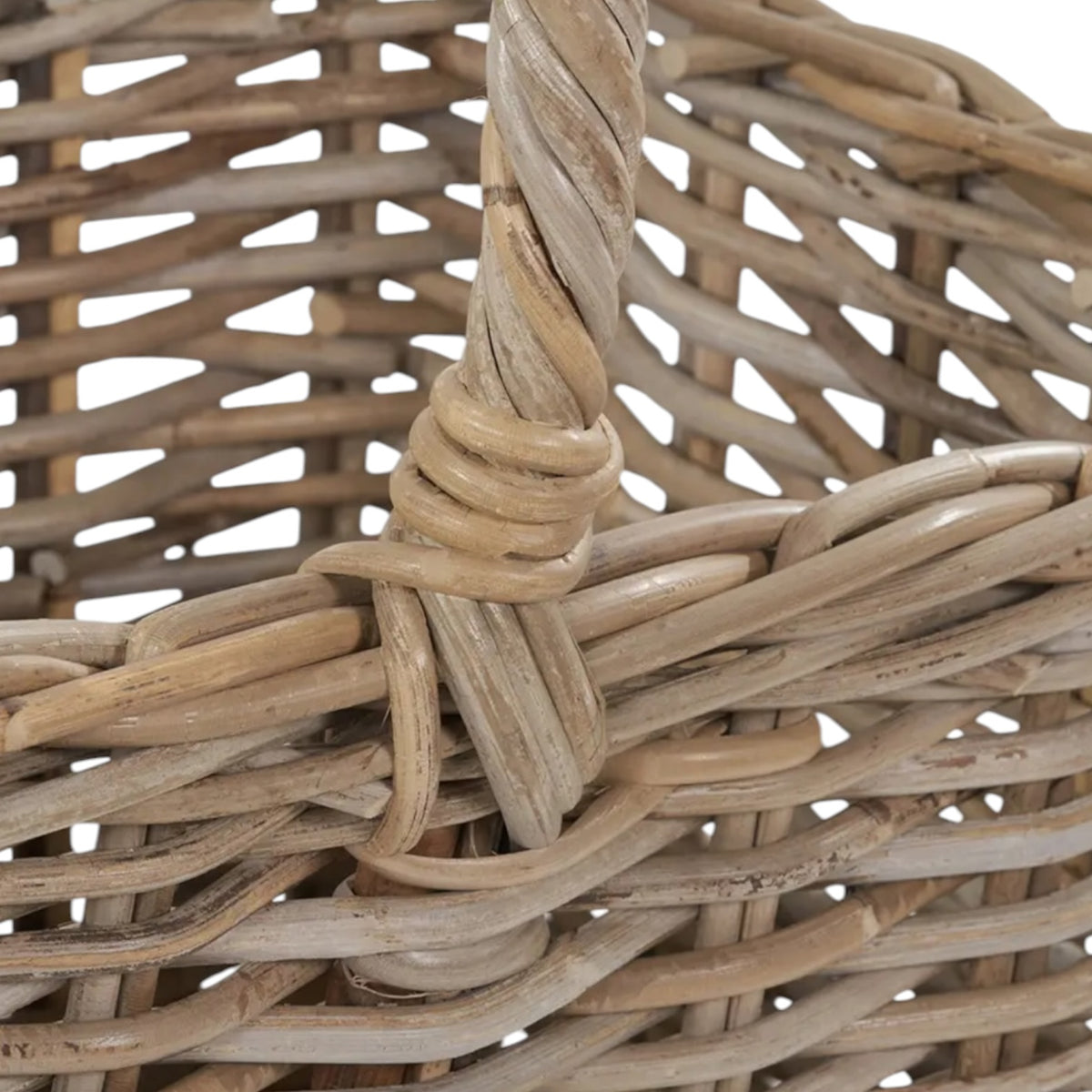 Burley Rattan Stair Basket