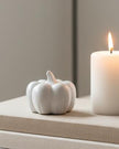 White Ceramic Pumpkin