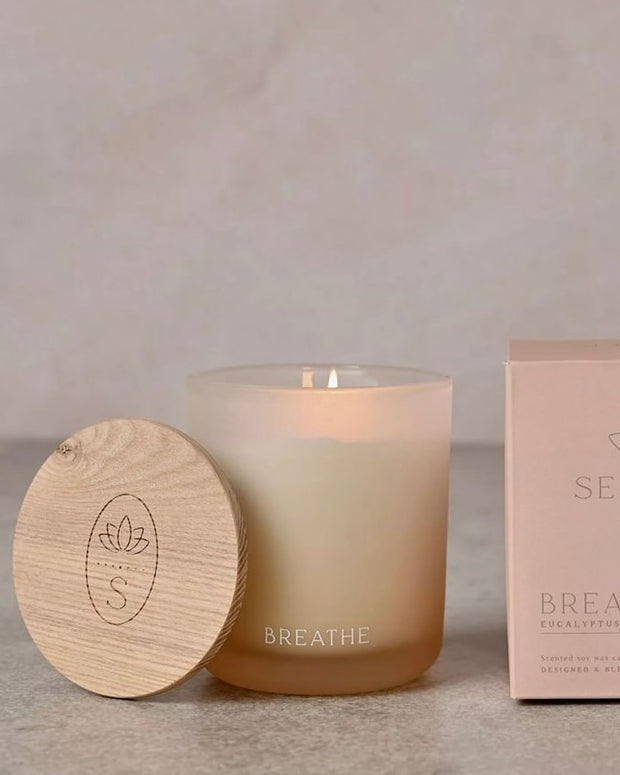Serenity Breathe Candle 270g Eucalyptus Sage & Vetiver