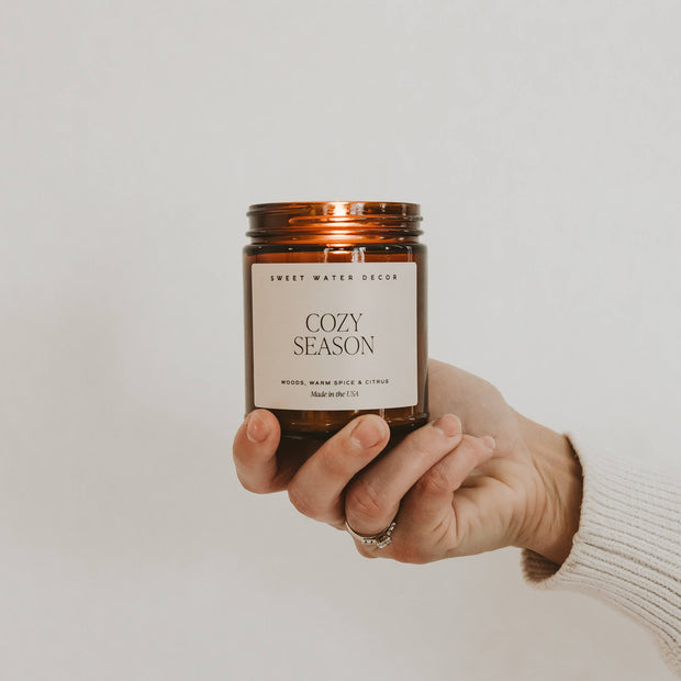Cozy Season 9 oz Soy Candle - Christmas Decor & Gifts