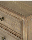 Delphine Collection 3 Drawer Bedside Chest from Hill Interiors, wooden furniture with sleek drawers and modern design.