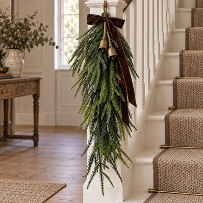 Artificial Luxury Green Spruce Norfolk Swag