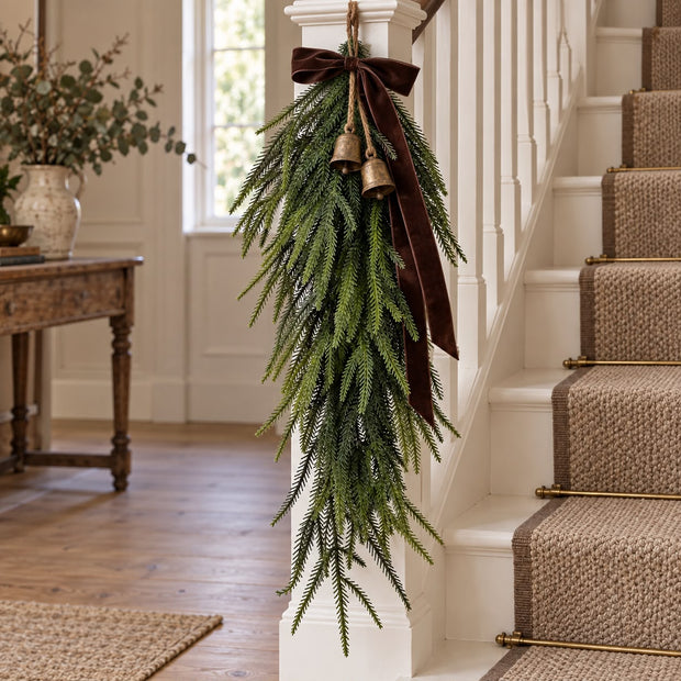 Artificial Luxury Green Spruce Norfolk Swag