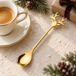 Reindeer Gold Spoon