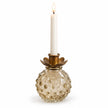 Rustic Flower Bottle Candle Holder Insert