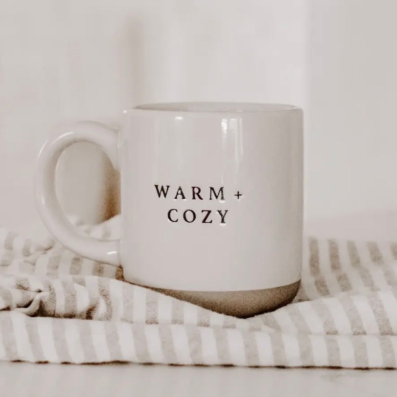 Sweet Water Decor Cream Glazed Ceramic Warm & Cozy Mug