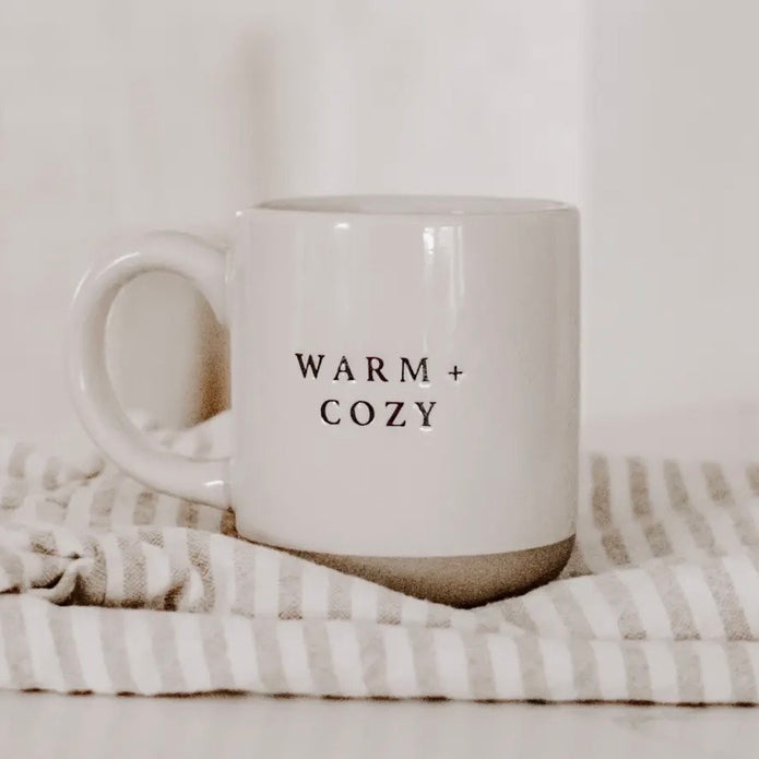 Sweet Water Decor Cream Glazed Ceramic Warm & Cozy Mug