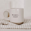 Sweet Water Decor Cream Glazed Ceramic Warm & Cozy Mug