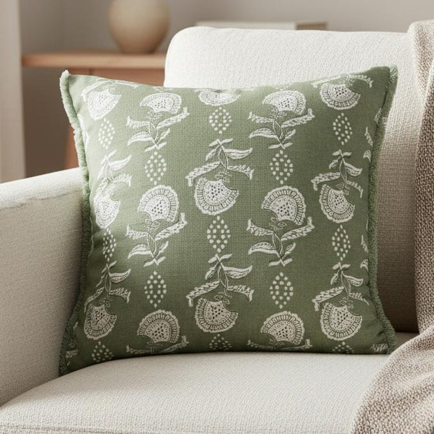 Ava Sage Green Cushion Cover