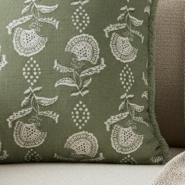 Ava Sage Green Cushion Cover