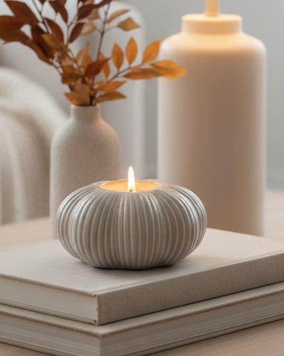 Pumpkin Tealight Candle Holder