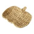 Shallow Raffia Bowl Pumpkin Shape